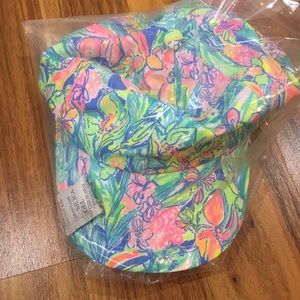 Lilly Pulitzer colorful flower hat